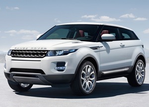 Un Land Rover Evoque disponibile per il noleggio a lungo termine